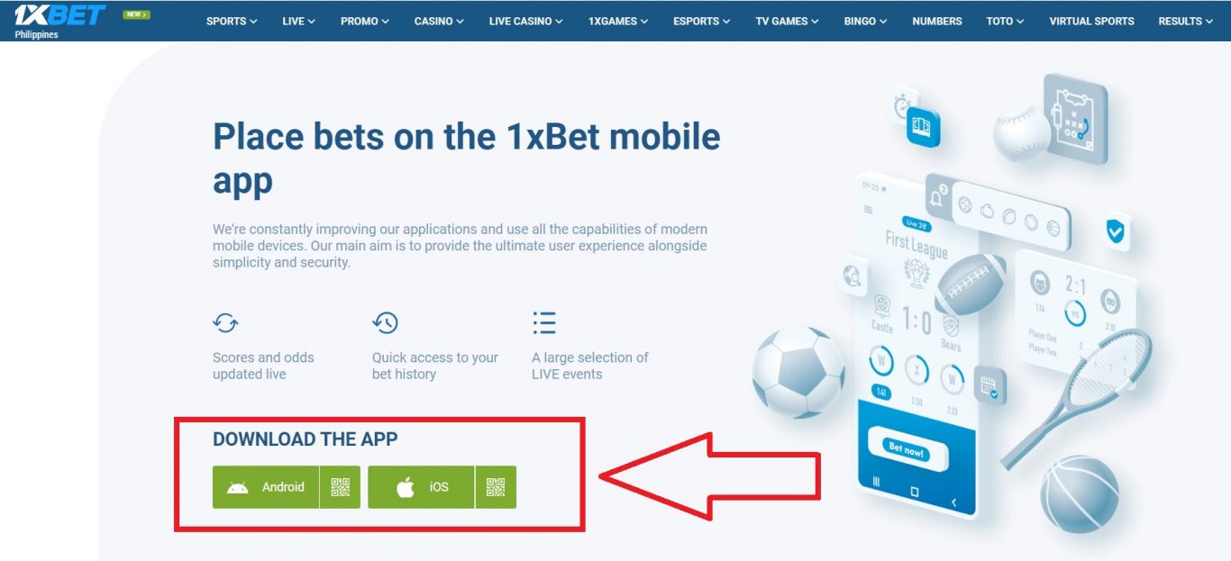 1xBet App Download Procedure